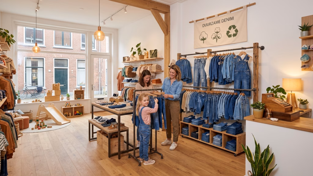 Mud Jeans Kids kinderkledingwinkel in Nederland met data van Latest Collection