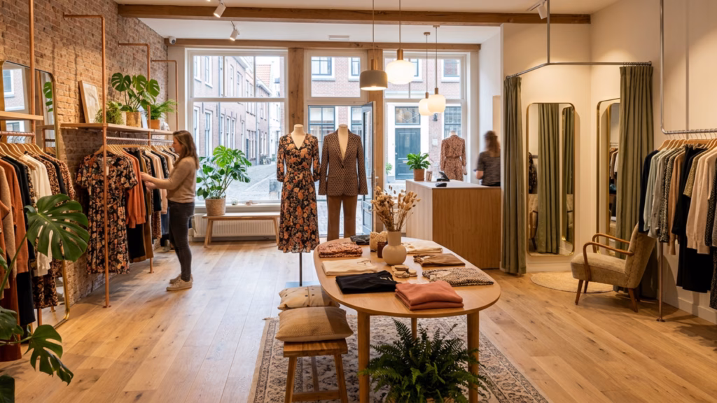 Label dot damesmodewinkel in Nederland met data van Latest Collection