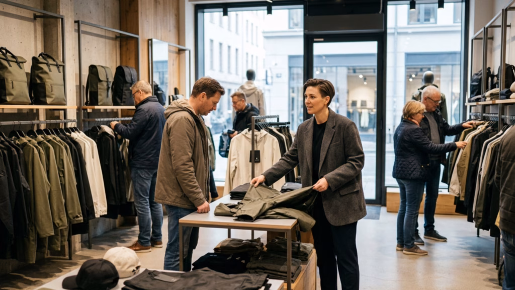 kledingwinkel Rains barcodes en artikeldata in data fashion platform Latest Collection