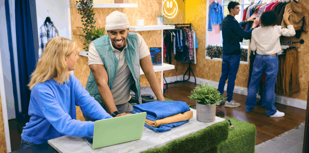 merkinformatie uniform beschikbaar in winkels retailers