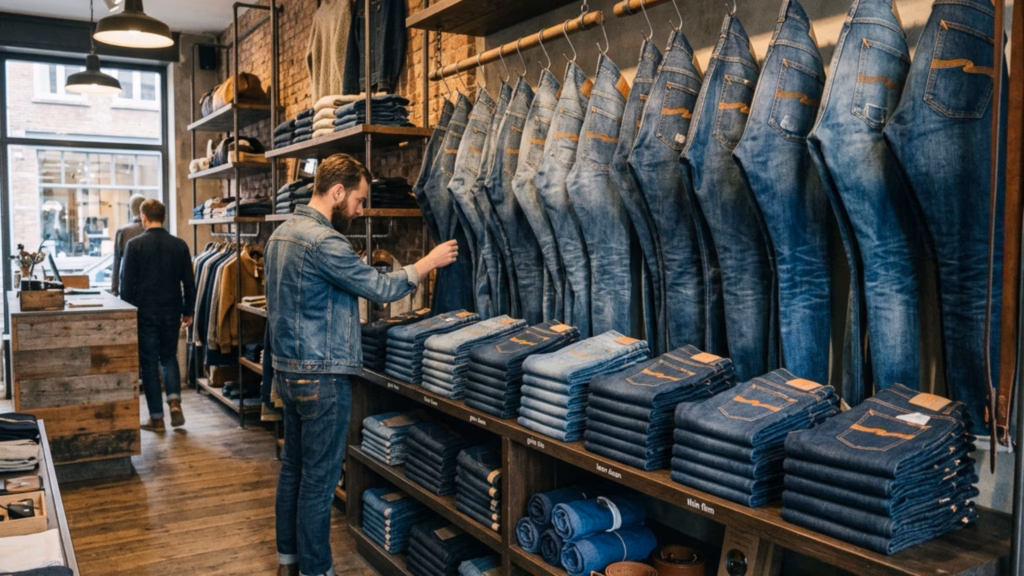Nudie Jeans artikeldata in data fashion platform Latest Collection