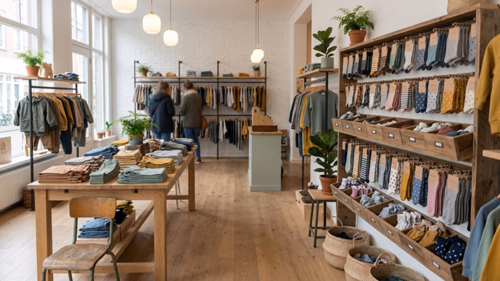 Kindersokken Yellow Moon barcodes en artikeldata in data fashion platform Latest Collection
