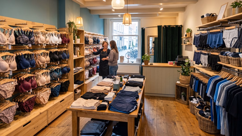 Lingeriewinkel Janmen en Janira ondergoed barcodes en artikeldata in data fashion platform Latest Collection
